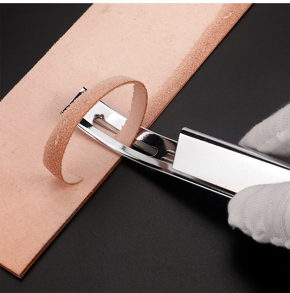 Leatherwork Kit - 1Set Metaal Leer Veiligheid Beveler DIY
