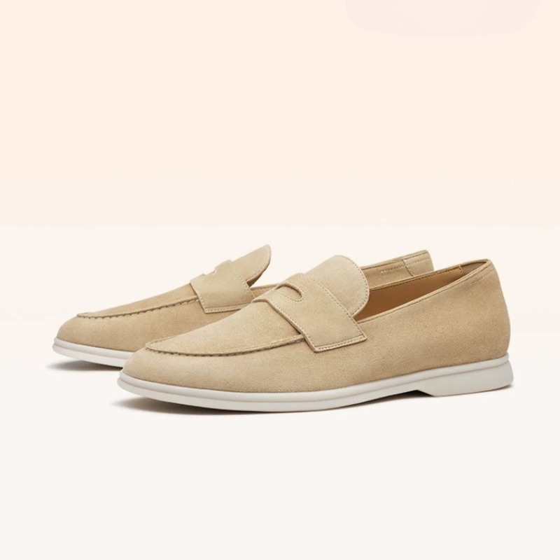 Leather Work For Kids - Designer luxe suède zakelijke casual instappers