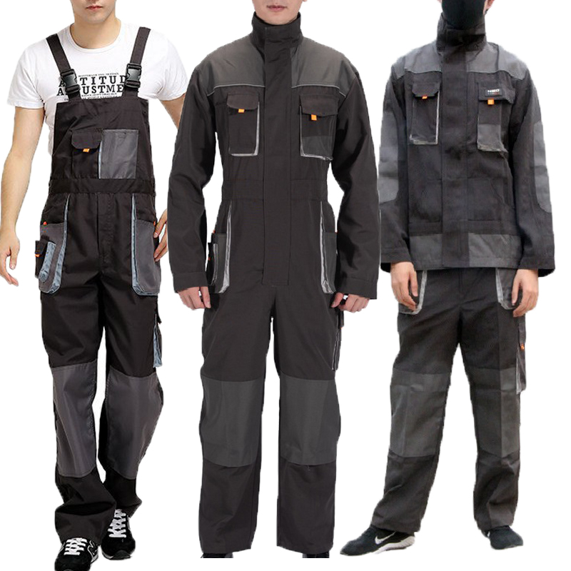 Leather Work Overalls - Bib Overalls Mannen Werkoverall Reparateur Strap