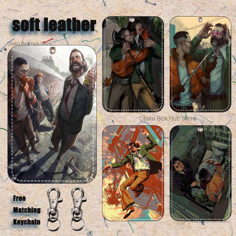 Leather Work - Game D-Disco E-Elysiums houder sleutelhanger voor