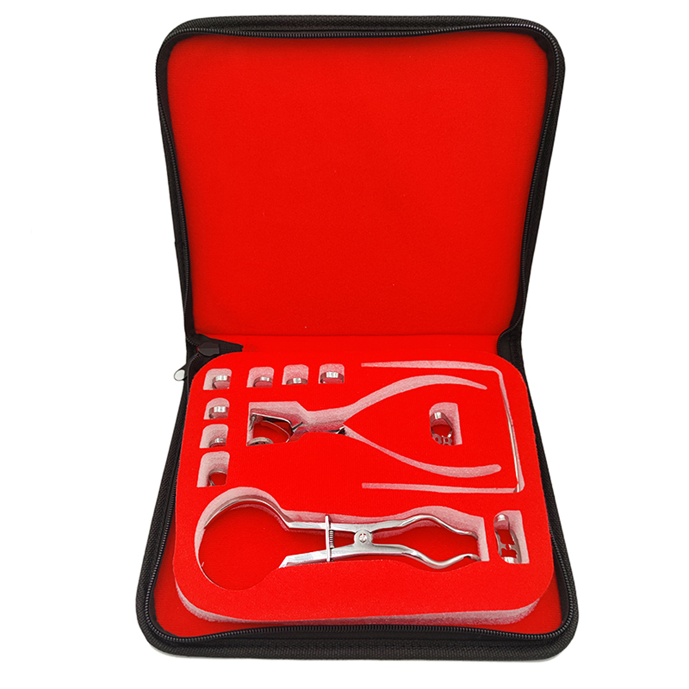 Leatherwork Kit - Tandheelkunde Dam Perforator Set Met Lederen