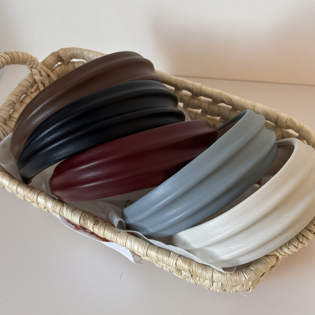 Leatherwork Pony - PU Leer Brede Hoofdbanden Haarbanden Vrouwen