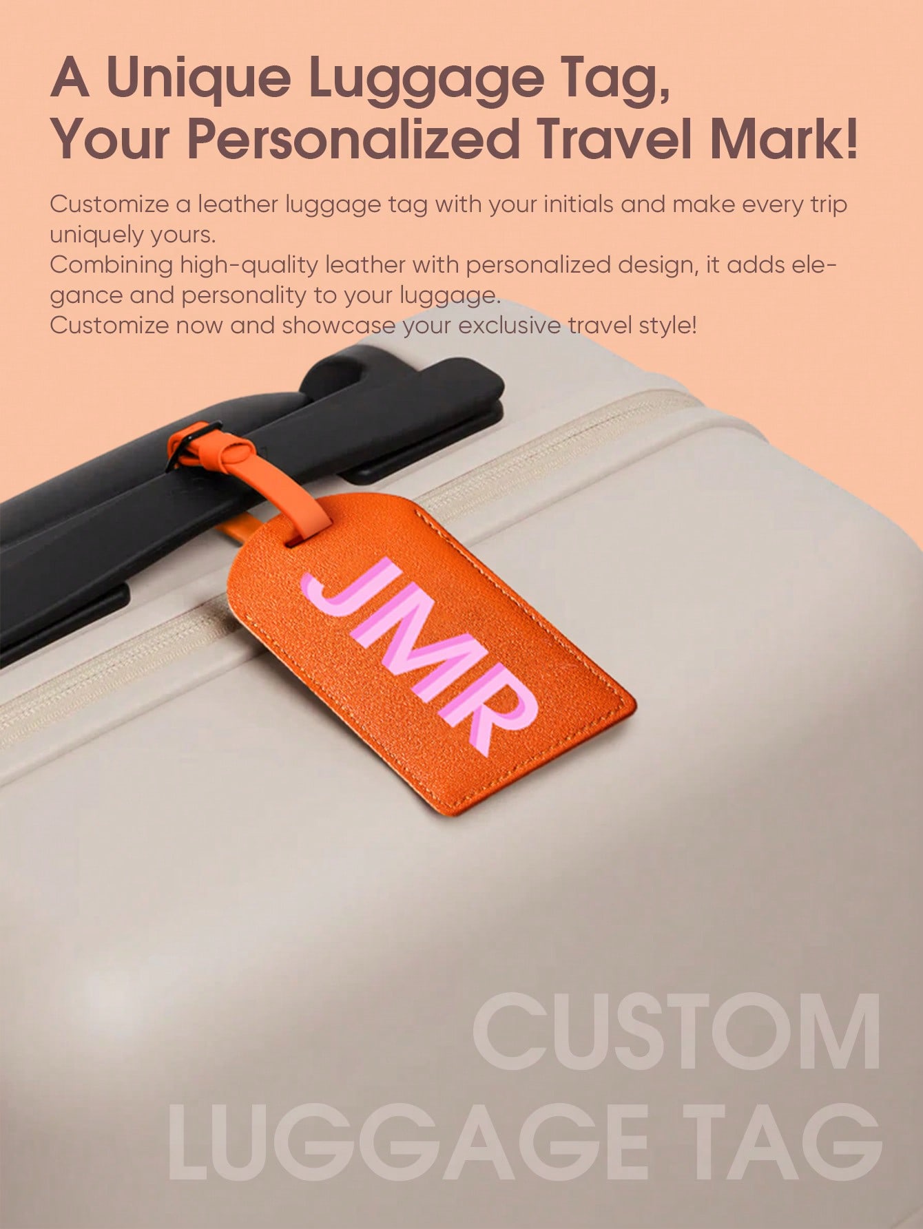 Gepersonaliseerde initialen ba - Leatherwork Letters recensie en prijs