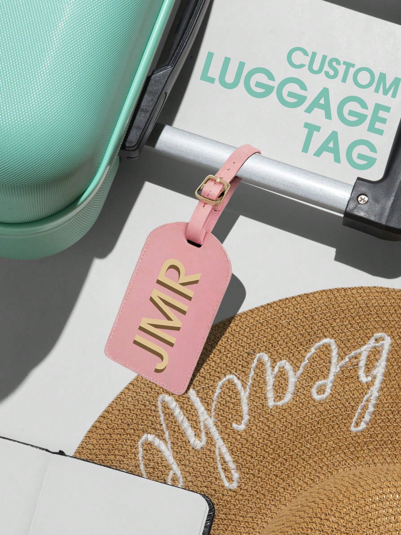Gepersonaliseerde initialen ba - Leatherwork Letters recensie en prijs