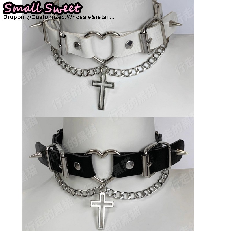 Goth Haaraccessoires Harajuku  - Leatherwork Pony recensie en prijs