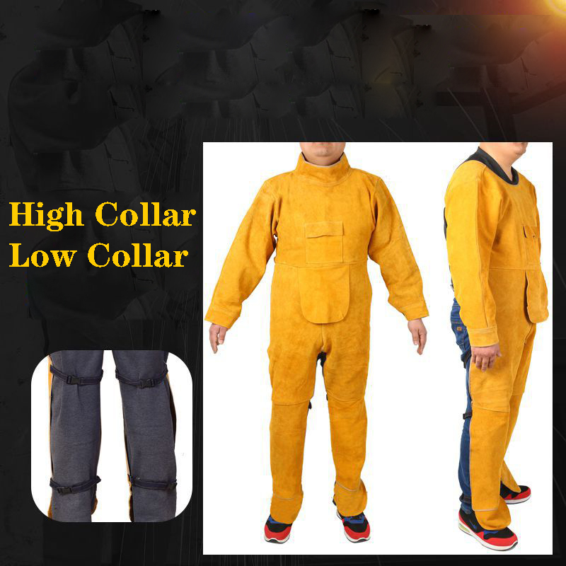Lange Mouw Lassen Kleding Koei - Leather Work Overalls recensie en prijs