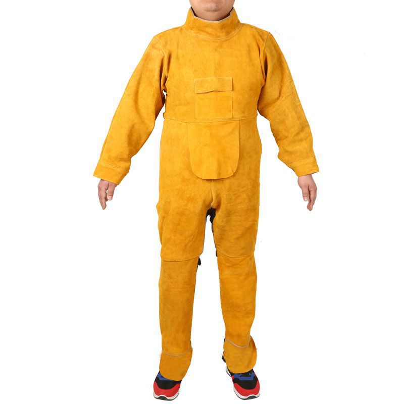 Lange Mouw Lassen Kleding Koei - Leather Work Overalls recensie en prijs