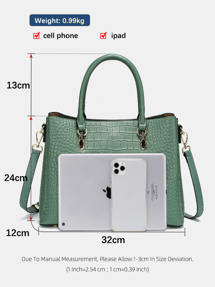 Zency damestas van echt leer m - Leather Work Handbags recensie en prijs