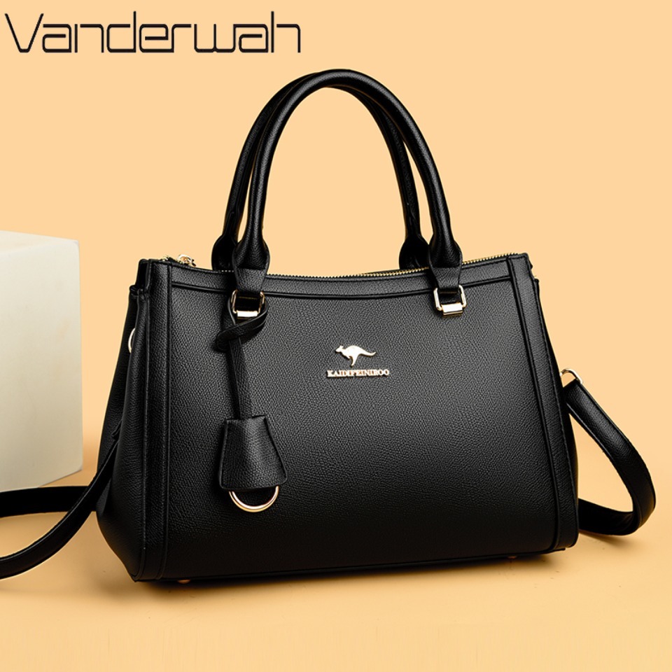 Kangoeroe merk zachte PU leder - Leather Work Handbags recensie en prijs