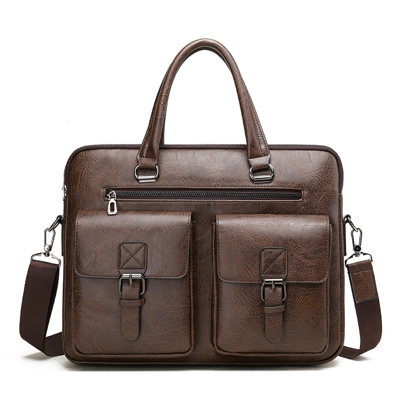 Luxe Merk Man Business Aktetas - Leather Work Handbags recensie en prijs