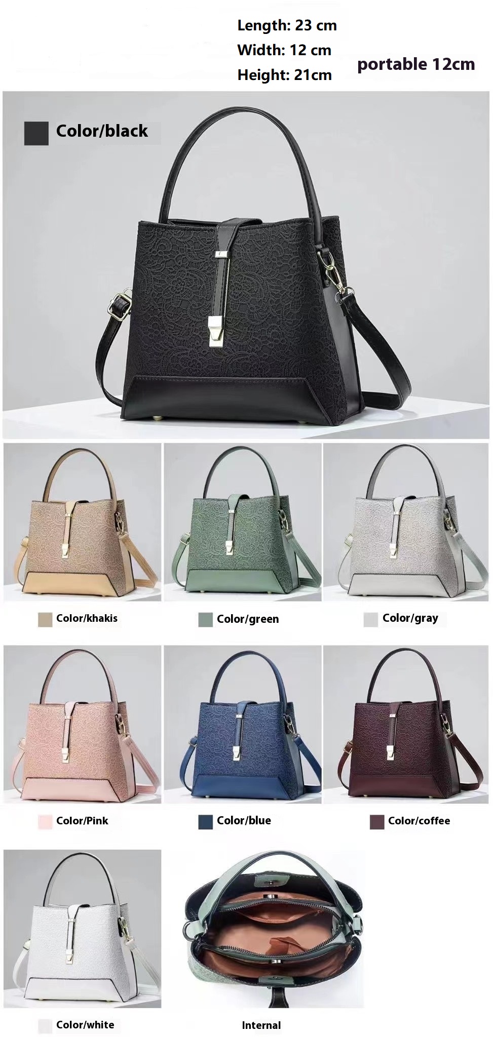 Nieuwe luxe draagtas lederen s - Leather Work Handbags recensie en prijs