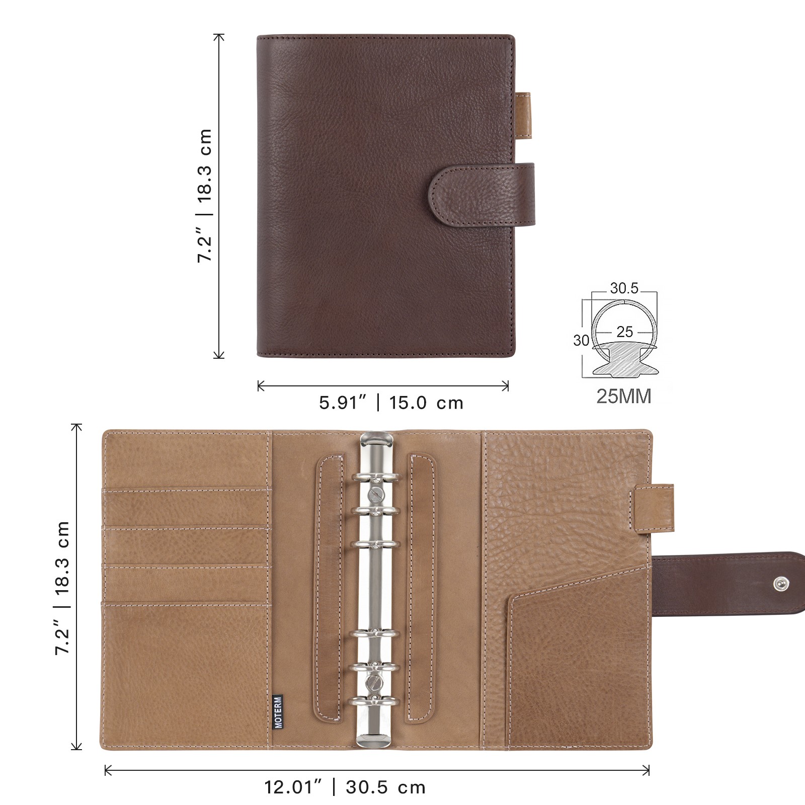 Moterm Franklin Covey Compact  - Leather Work Diary recensie en prijs
