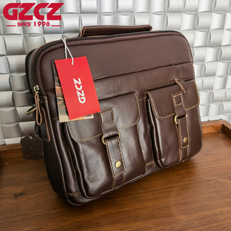 GZCZ Herenhandtas Vrije tijd Z - Leather Work Handbags recensie en prijs