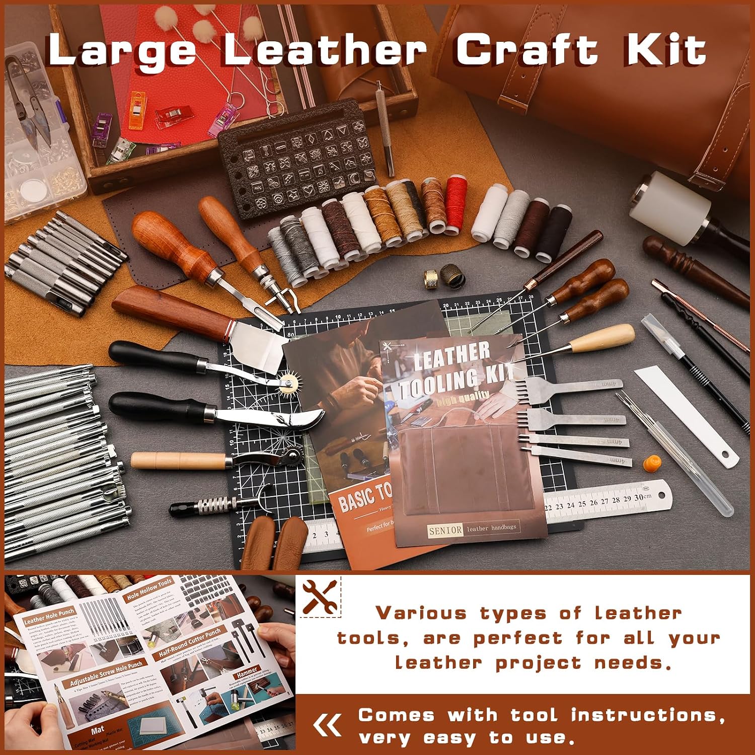 Lederbewerkingsset Lederen han - Leather Work Handbags recensie en prijs