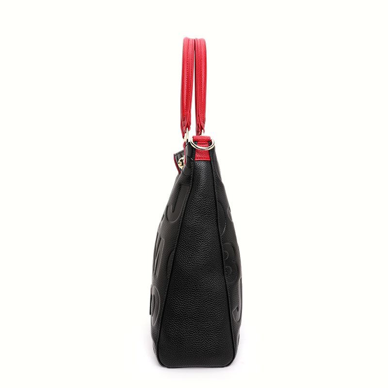 Echte koeienhuid lederen tas m - Leatherwork Letters recensie en prijs