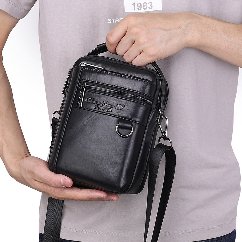 Mannen Taille Tas Multifunctio - Leatherwork Letters recensie en prijs