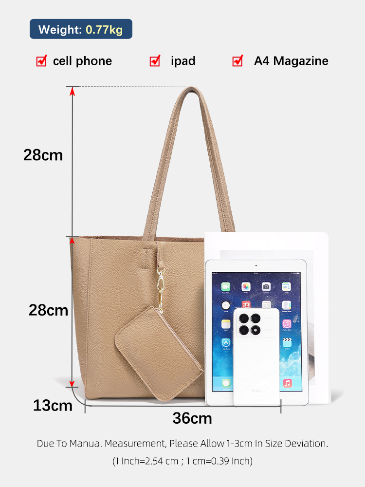 Zency Echt leer Grote draagtas - Leather Work Handbags recensie en prijs