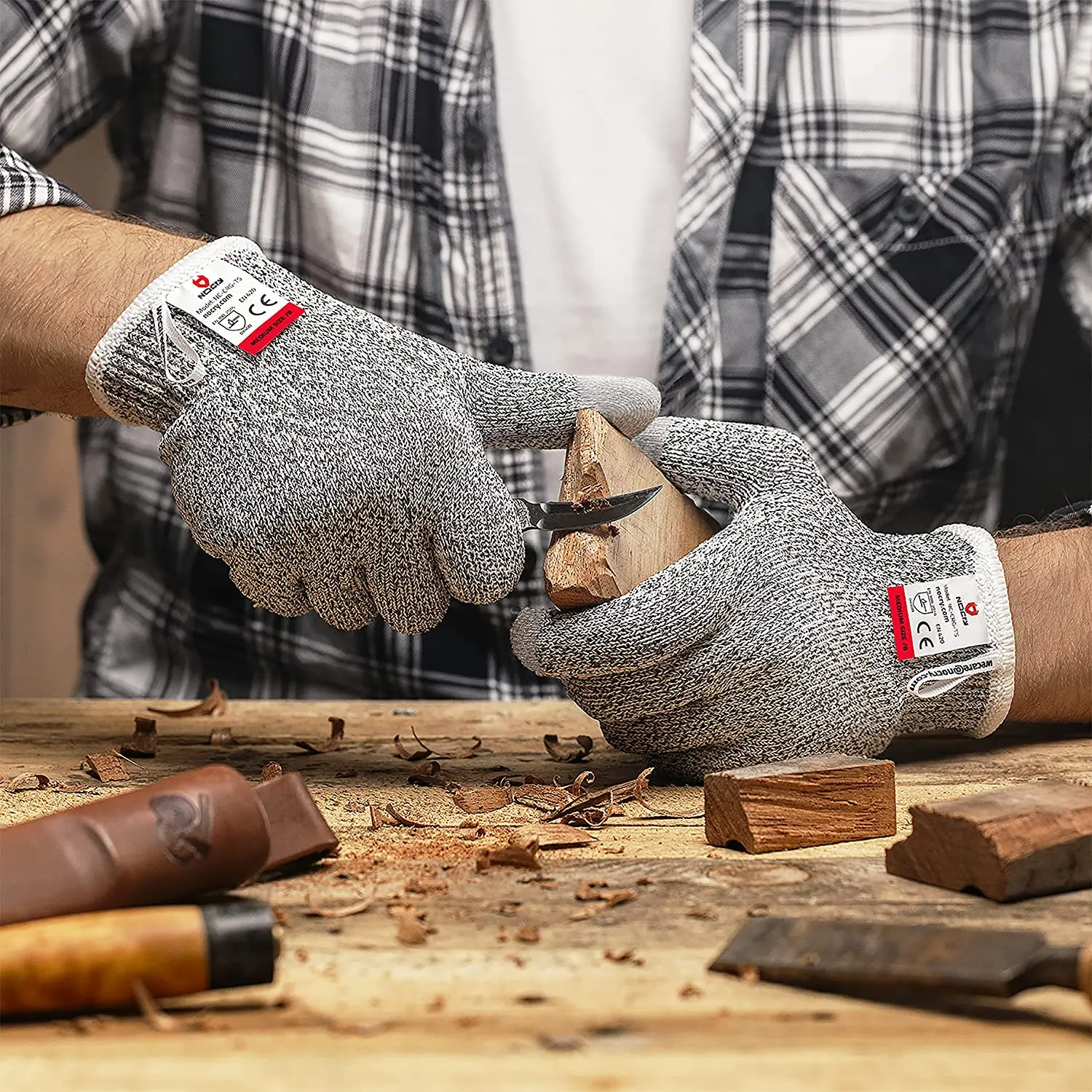 Snijbestendige handschoenen ni - Leatherworking Leveling recensie en prijs