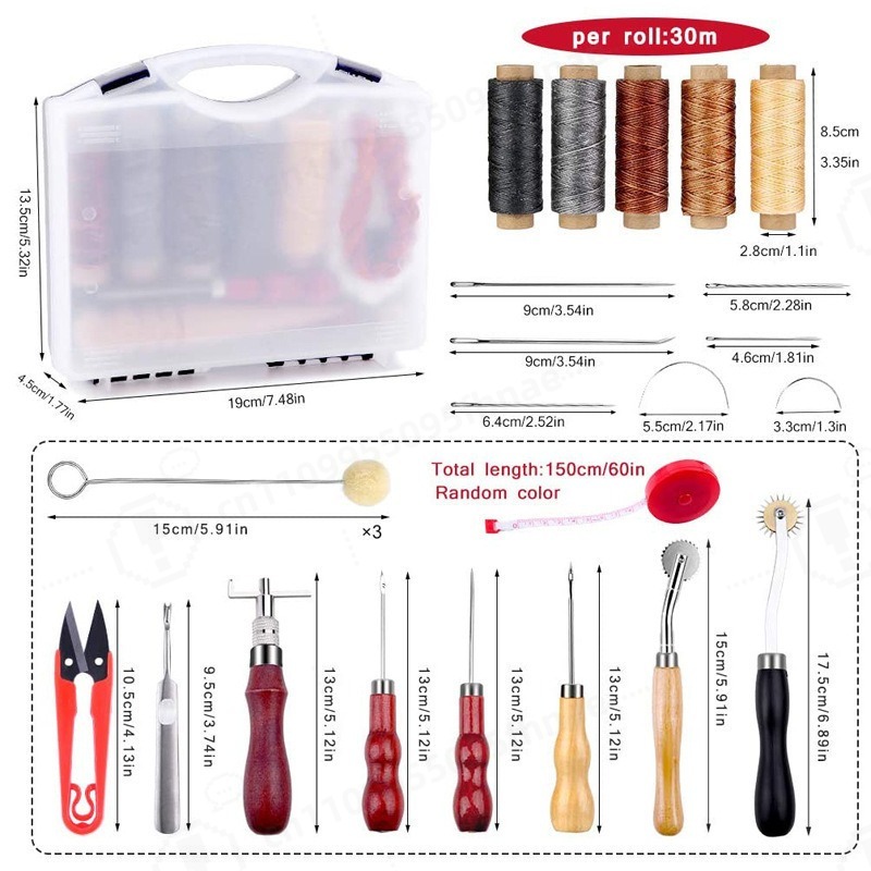 DIY Lederbewerking Handnaaiger - Leatherwork Kit recensie en prijs