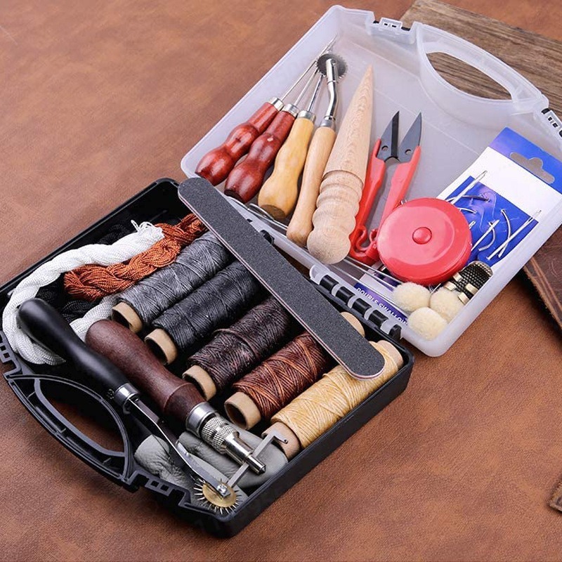 DIY Lederbewerking Handnaaiger - Leatherwork Kit recensie en prijs