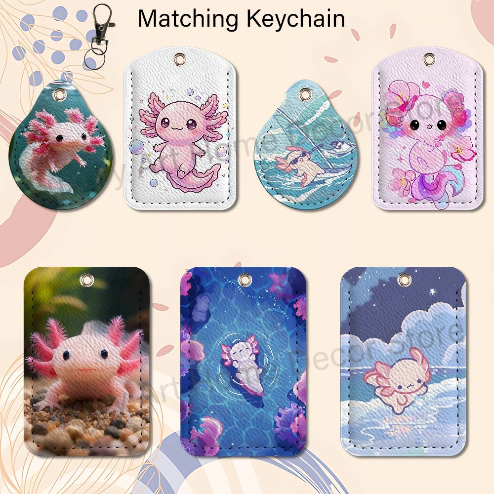 Leuke roze A-Axolotl cartoonho - Leather Work recensie en prijs