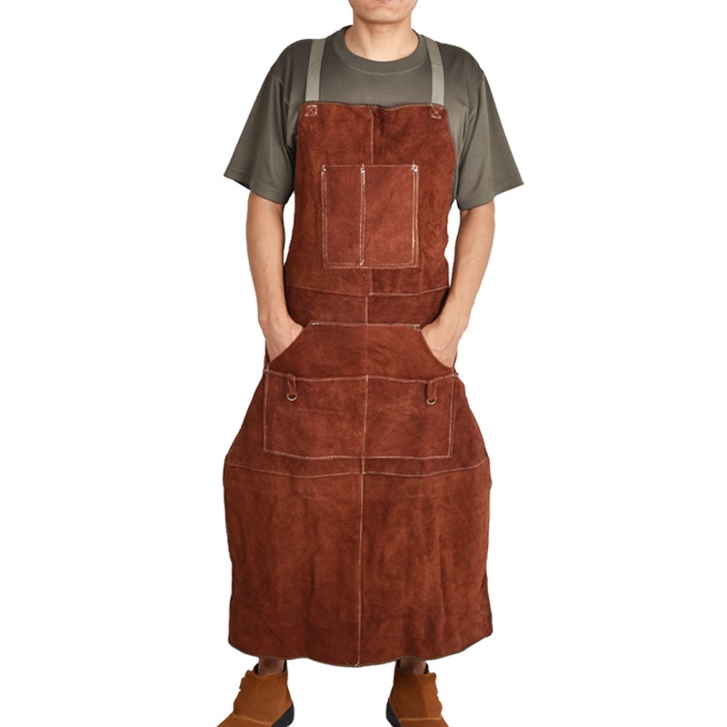 Koeienhuid Laspak Schort Wasba - Leather Work Overalls recensie en prijs