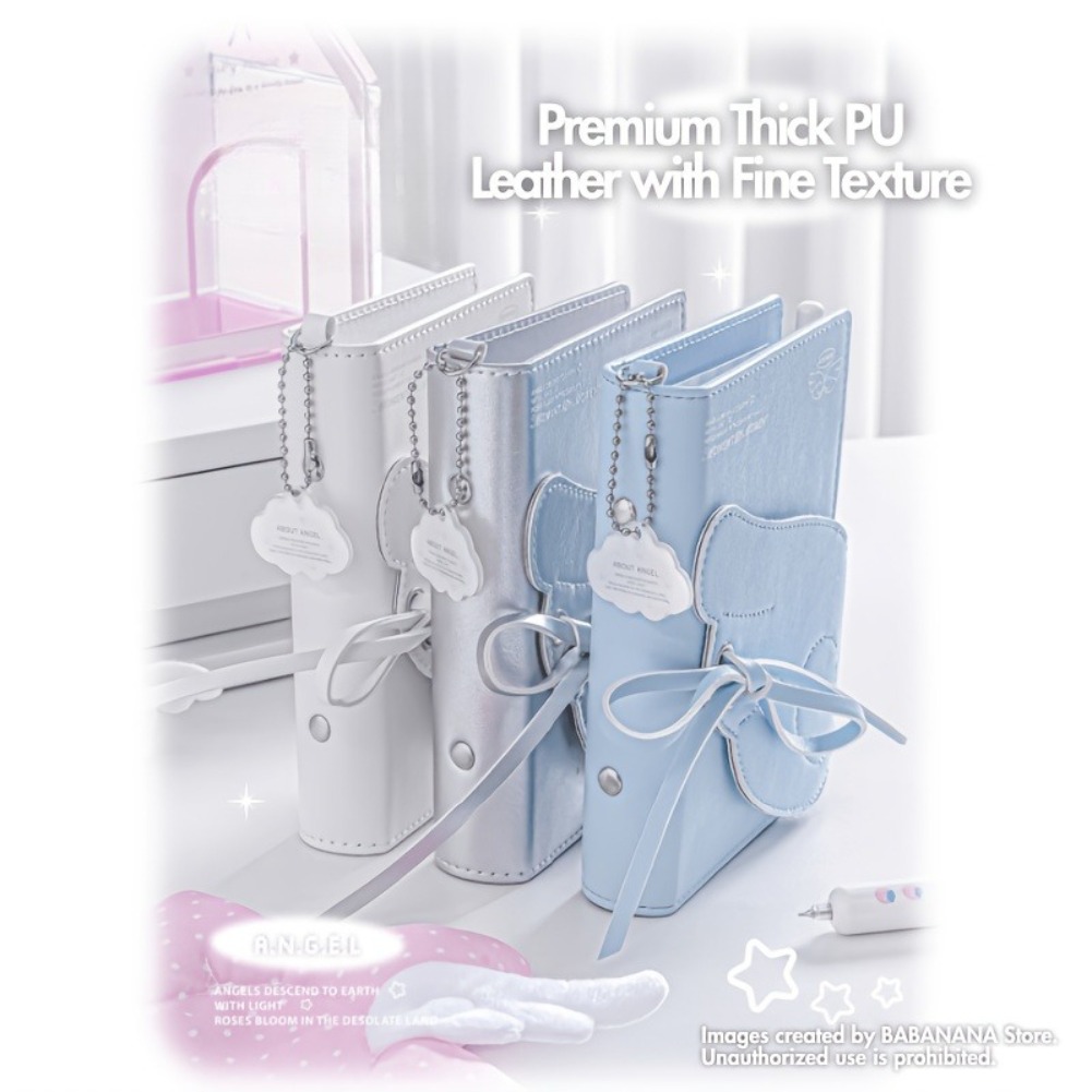 Kawaii Engelenvleugels notitie - Leather Work Diary recensie en prijs