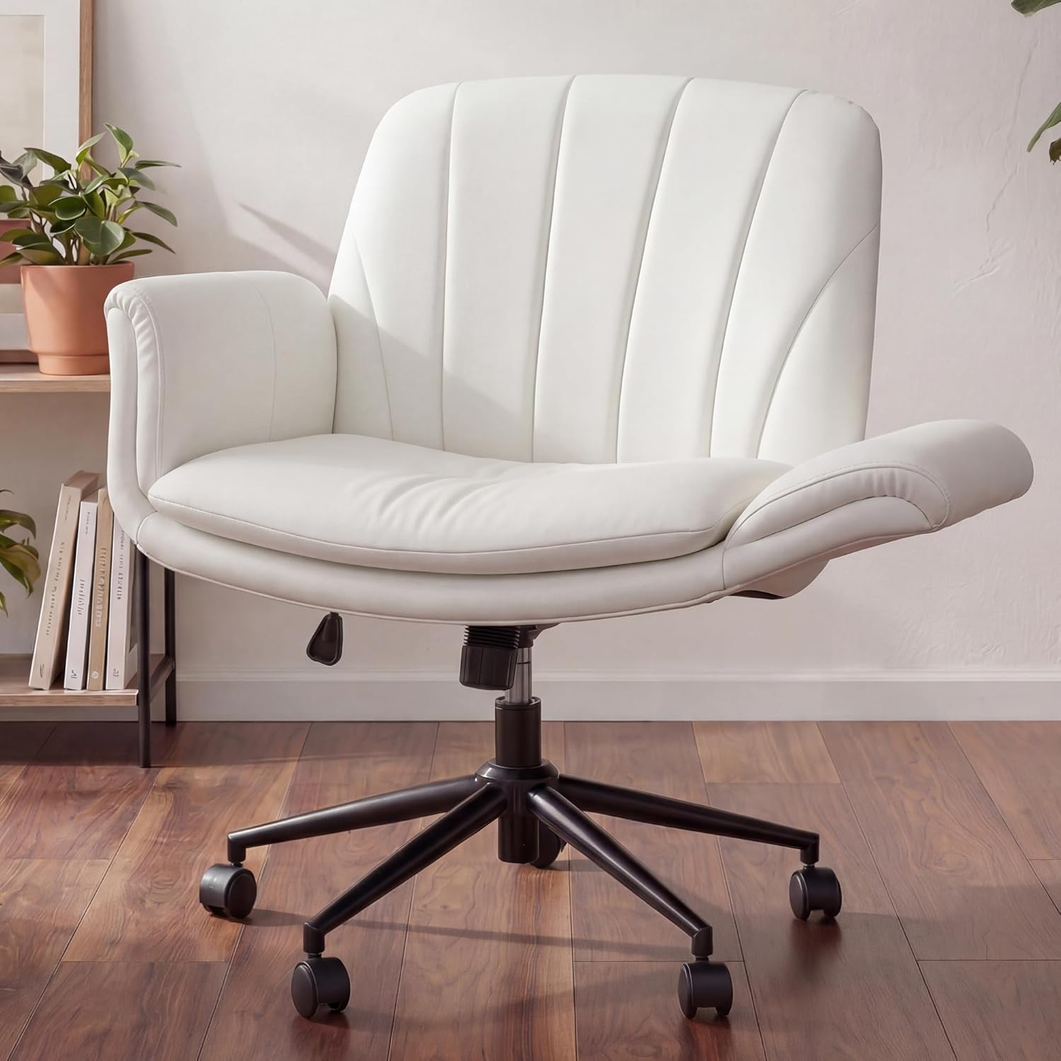 Beige PU-lederen rolstoel met  - Leatherworking Leveling recensie en prijs