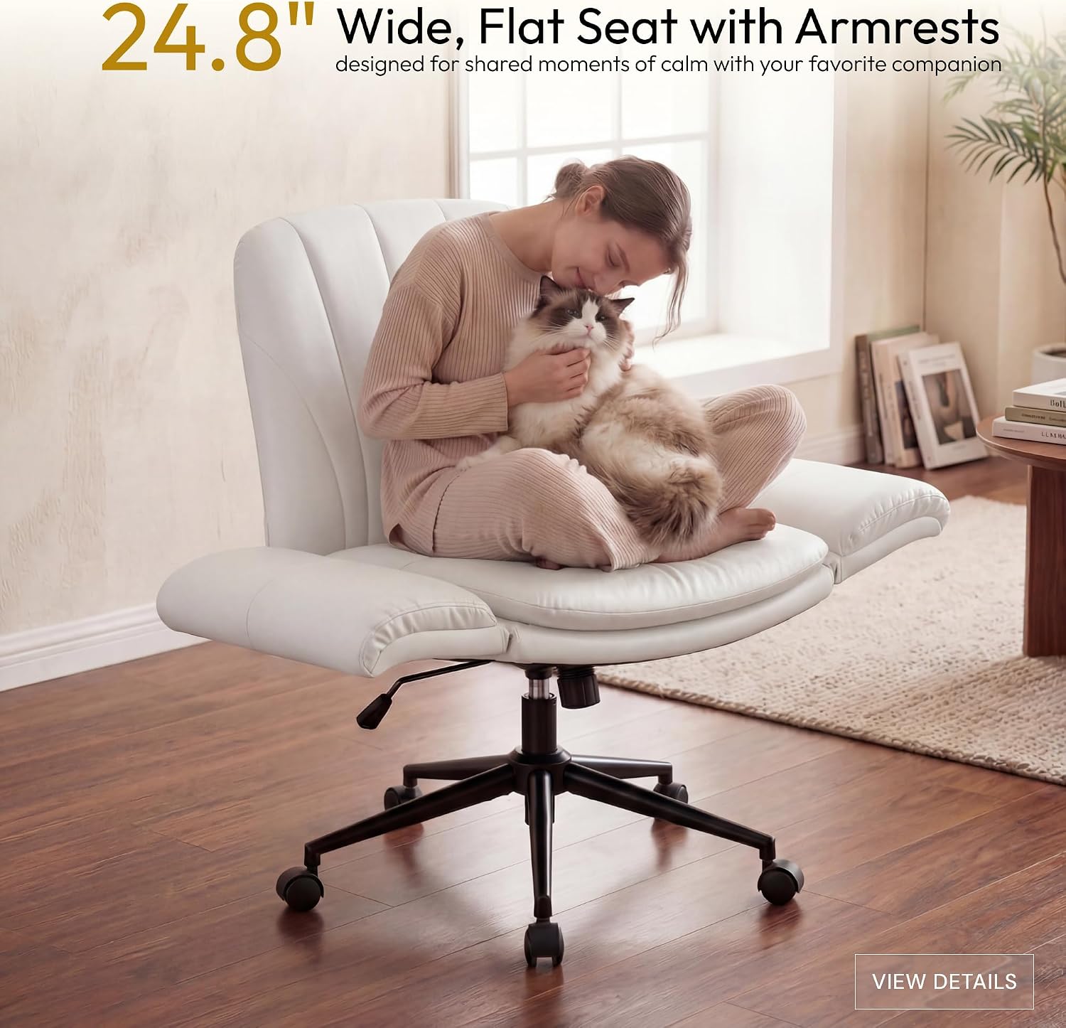 Beige PU-lederen rolstoel met  - Leatherworking Leveling recensie en prijs