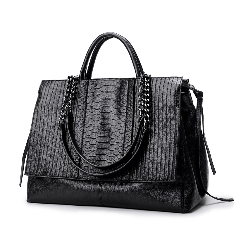 Elegante draagtas met ritsslui - Leather Work Handbags recensie en prijs