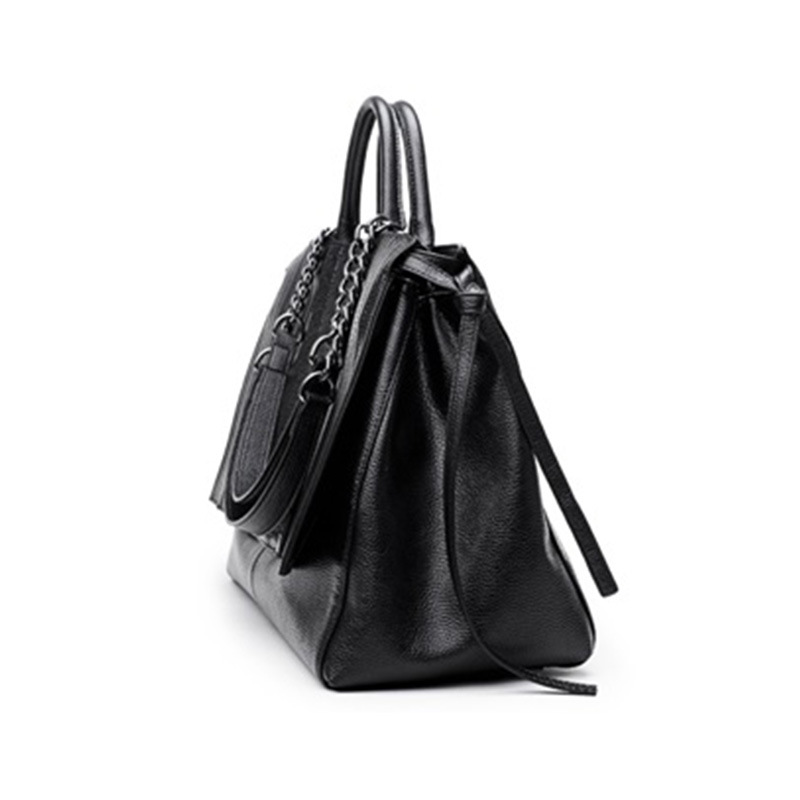 Elegante draagtas met ritsslui - Leather Work Handbags recensie en prijs