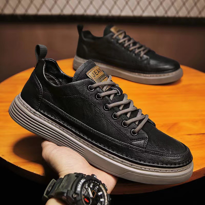 Casual leren schoenen 2025, le - Leatherworking Leveling recensie en prijs