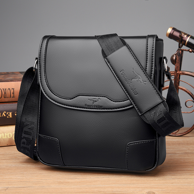 Luxe merk heren lederen schoud - Leatherwork Letters recensie en prijs