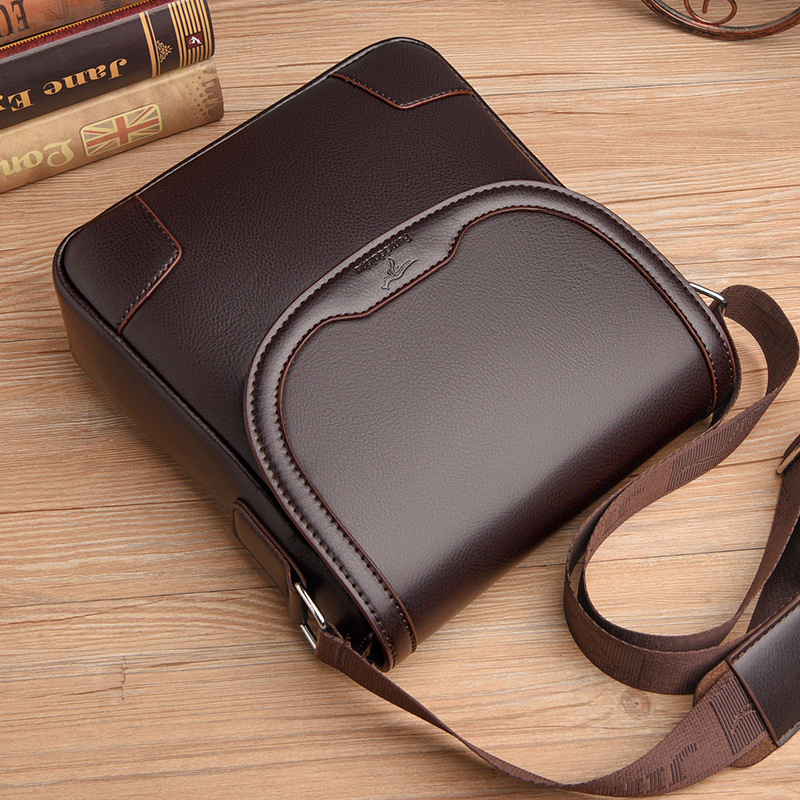 Luxe merk heren lederen schoud - Leatherwork Letters recensie en prijs
