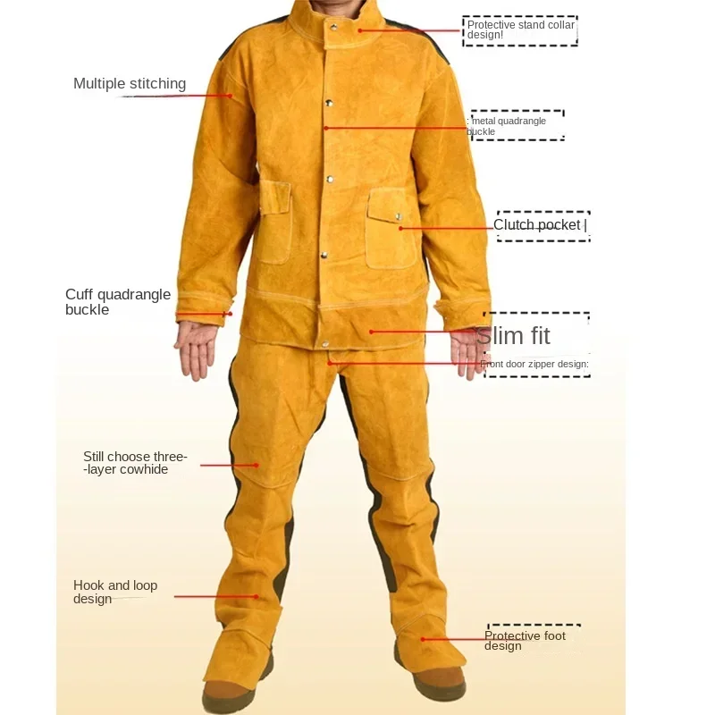 Veiligheidskleding op de werkp - Leather Work Overalls recensie en prijs