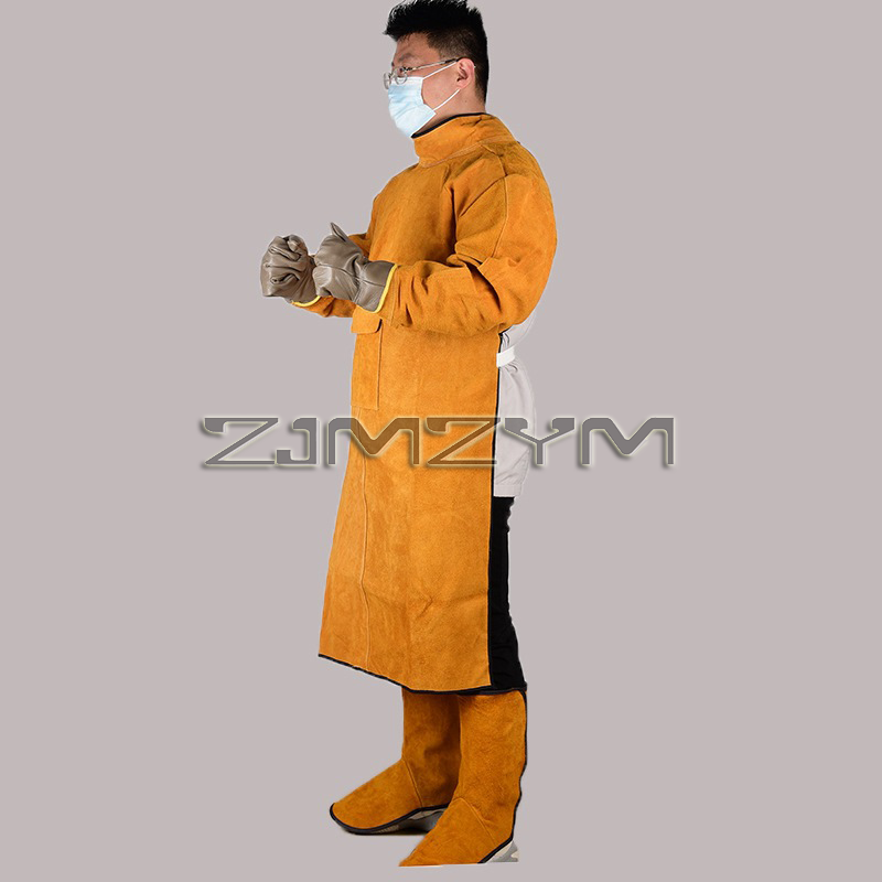 1Set Elektrische Laskleding Ko - Leather Work Overalls recensie en prijs