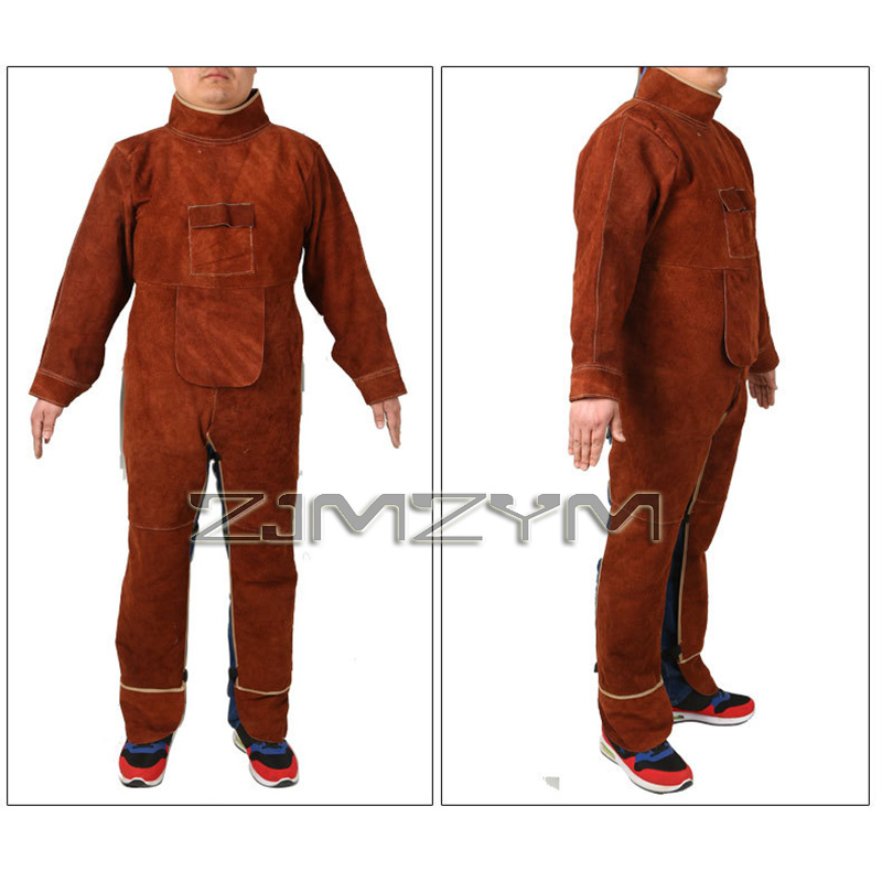 Koeienhuid lederen laspak Werk - Leather Work Overalls recensie en prijs