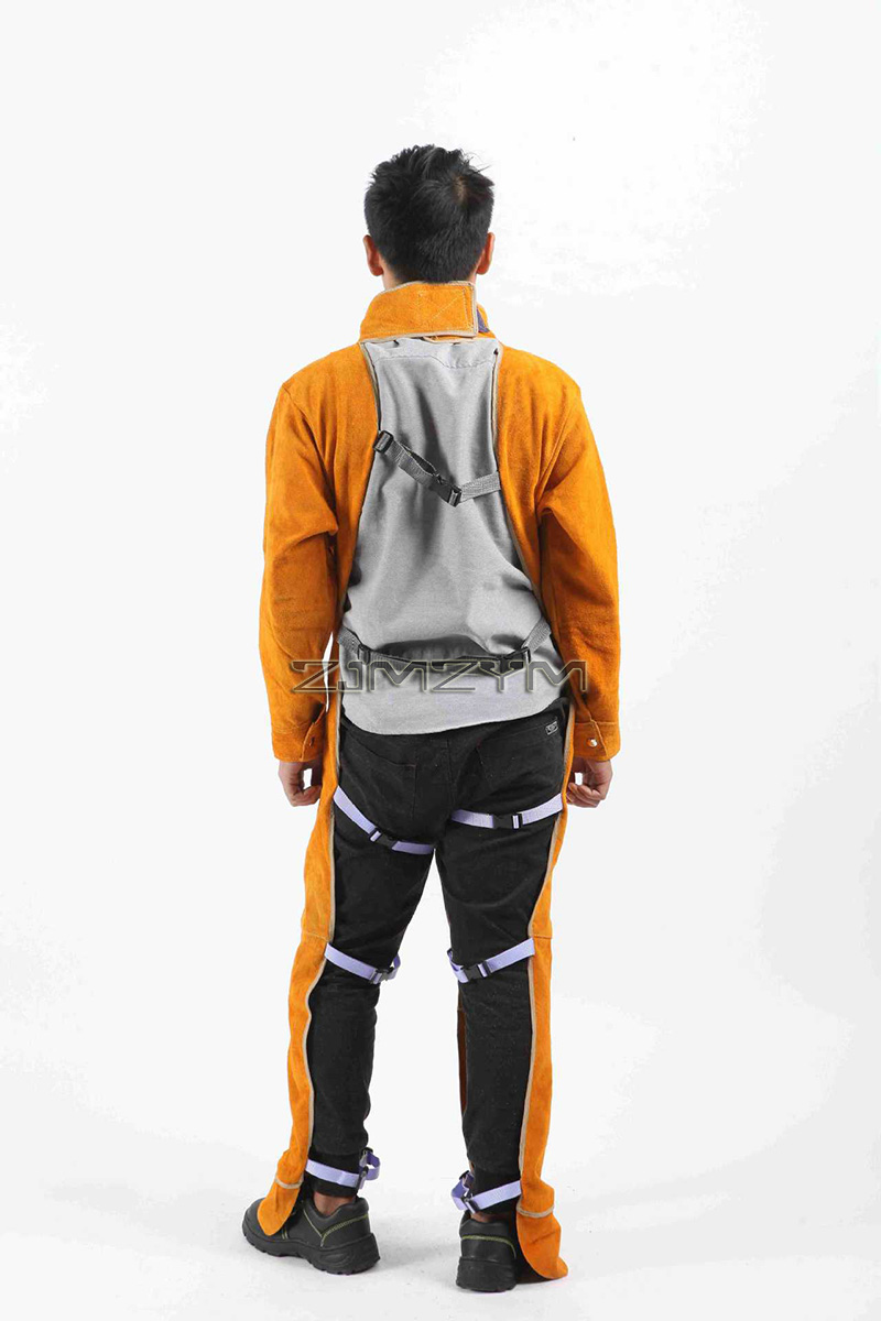 Koeienhuid lederen laspak Werk - Leather Work Overalls recensie en prijs