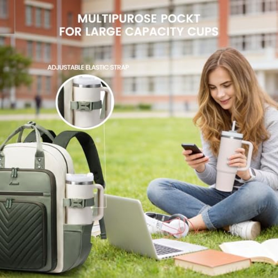 Laptoprugzak voor dames, water - Leather Work recensie en prijs