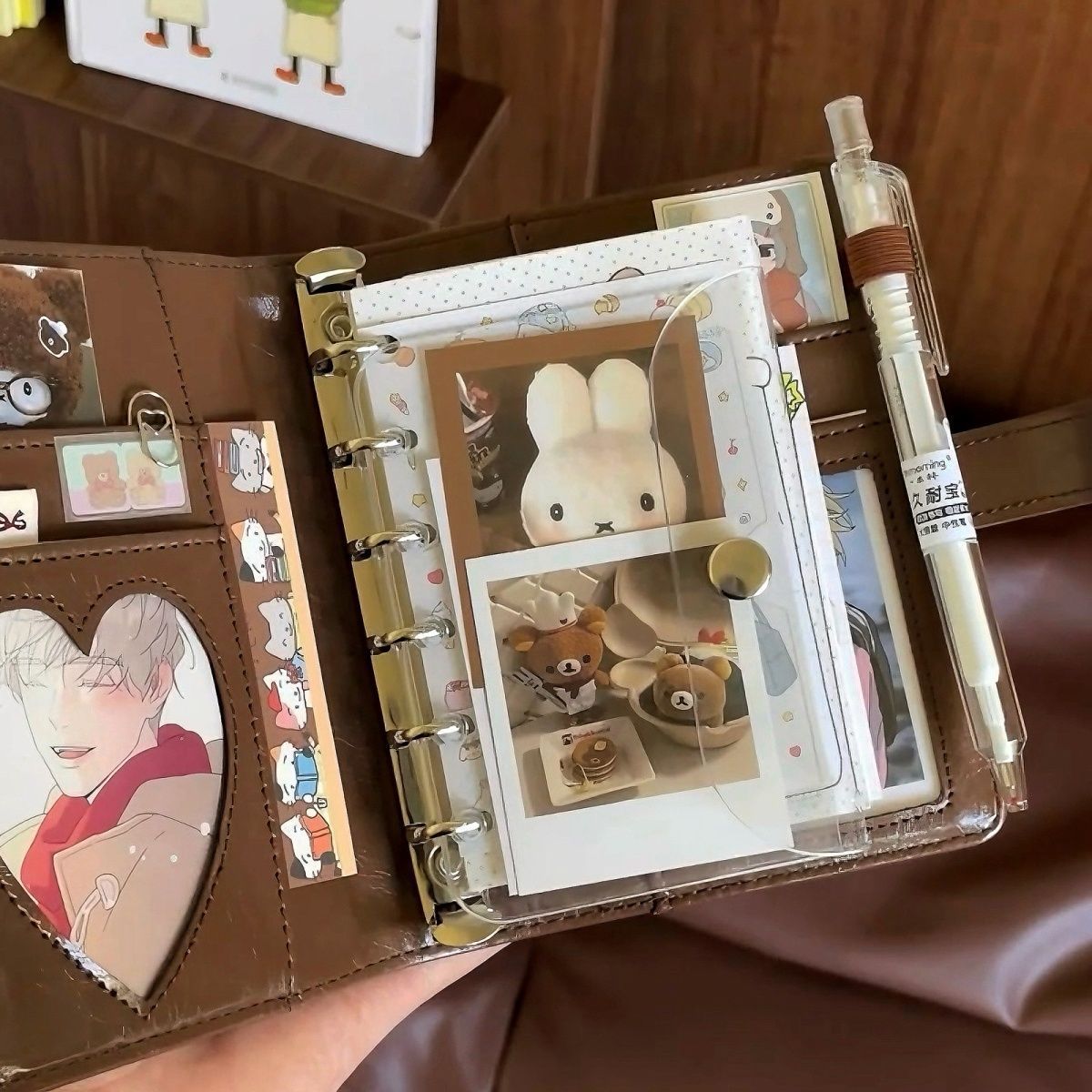 Retro bruin A7 lederen losblad - Leather Work Diary recensie en prijs