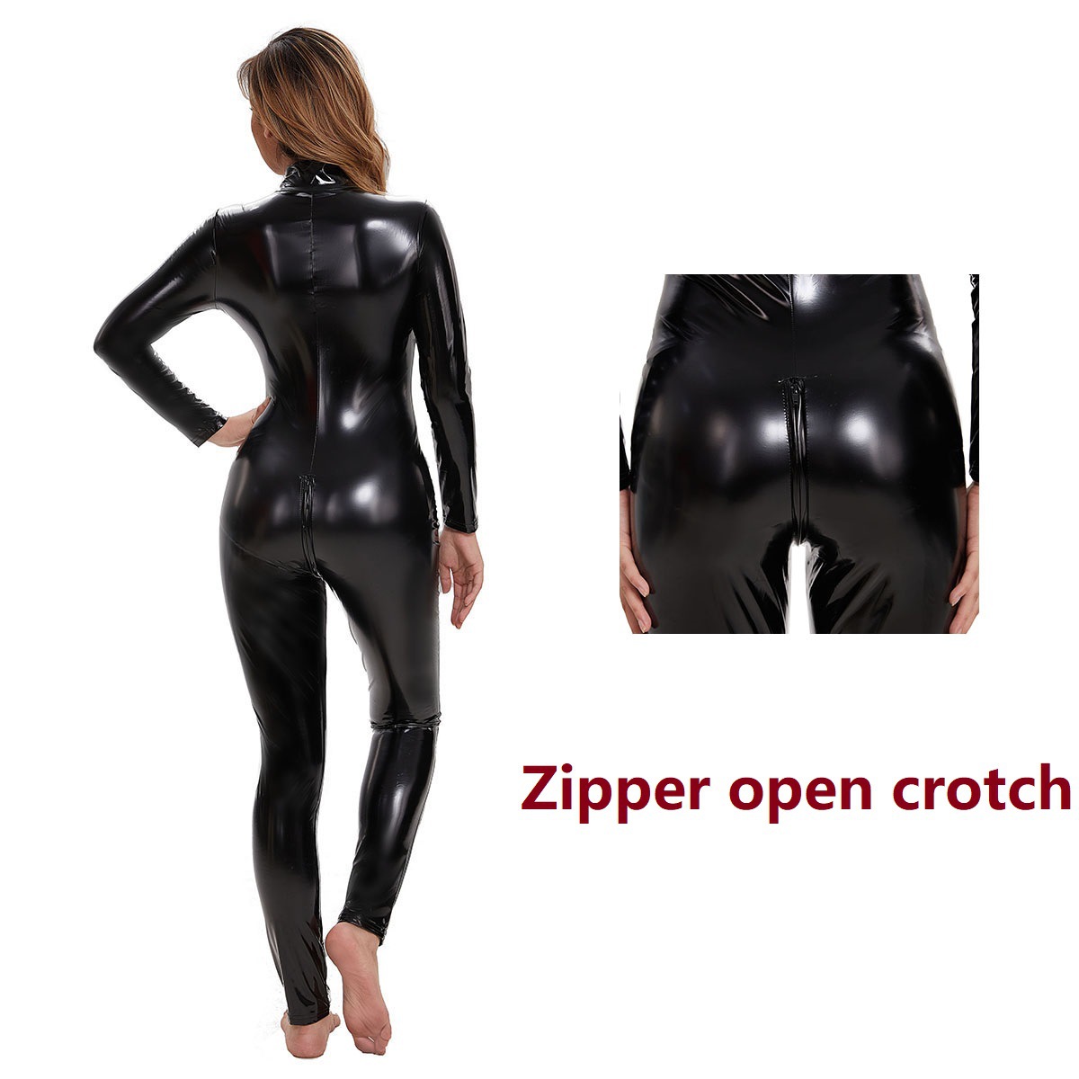Dames Catsuit Metallic Volledi - Leather Work Overalls recensie en prijs